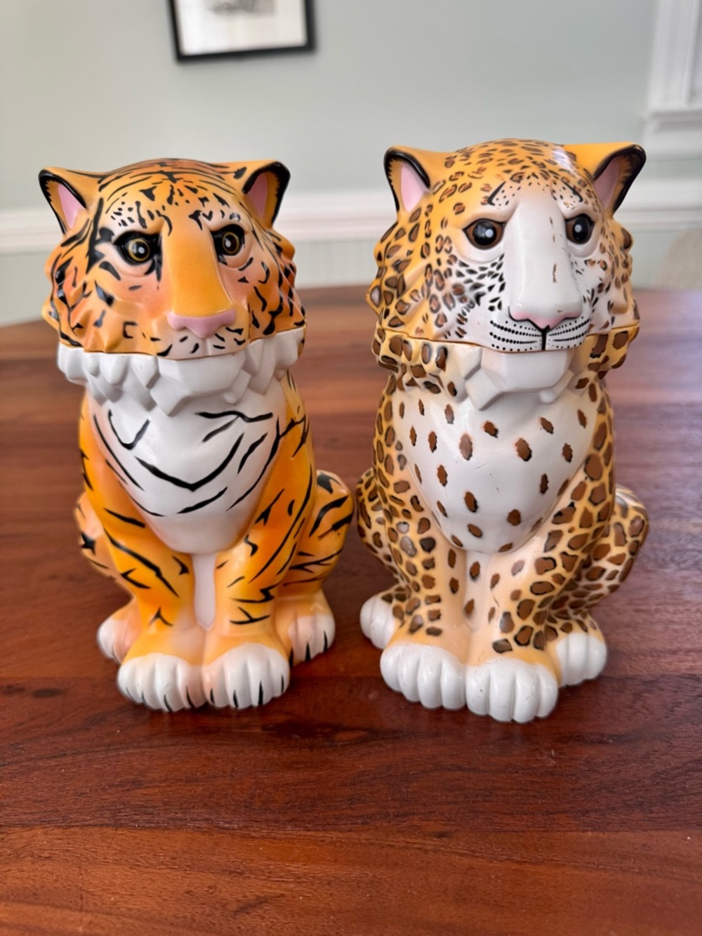 Ringling Brothers Barnum & Bailey Circus Tiger & Cheetah Souvenir Cups Big Cats